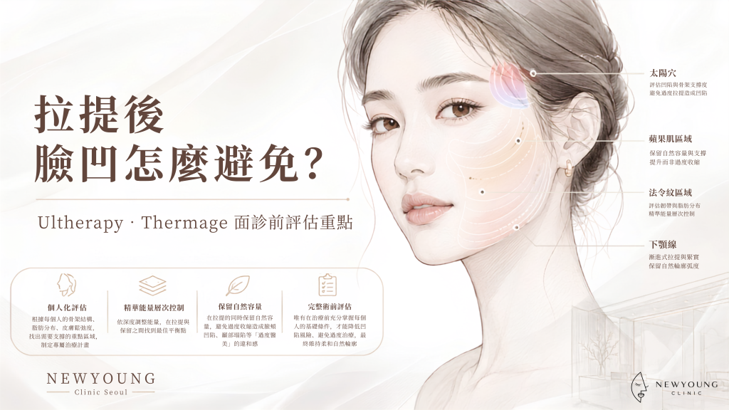 拉提後臉凹怎麼避免？院長解析Ultherapy與Thermage前應該評估的事